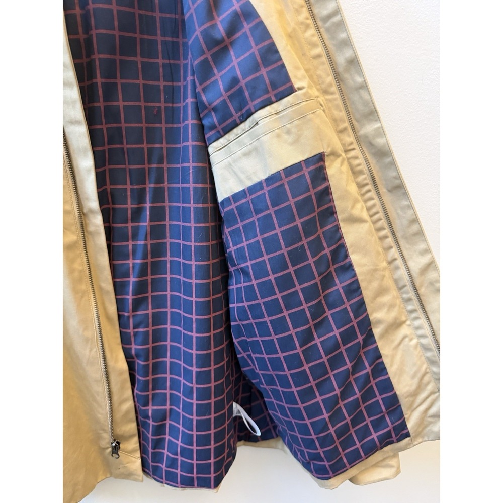Five Four Lightweight Khaki Jacket Modern Tailored Cotton Work Golf Casual Churc - Picture 9 of 15